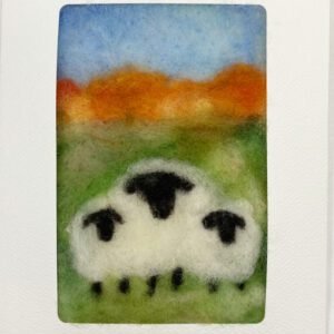 Mom & Twins with Fall Colors