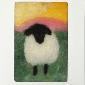Sheep with Orange Sky (single)