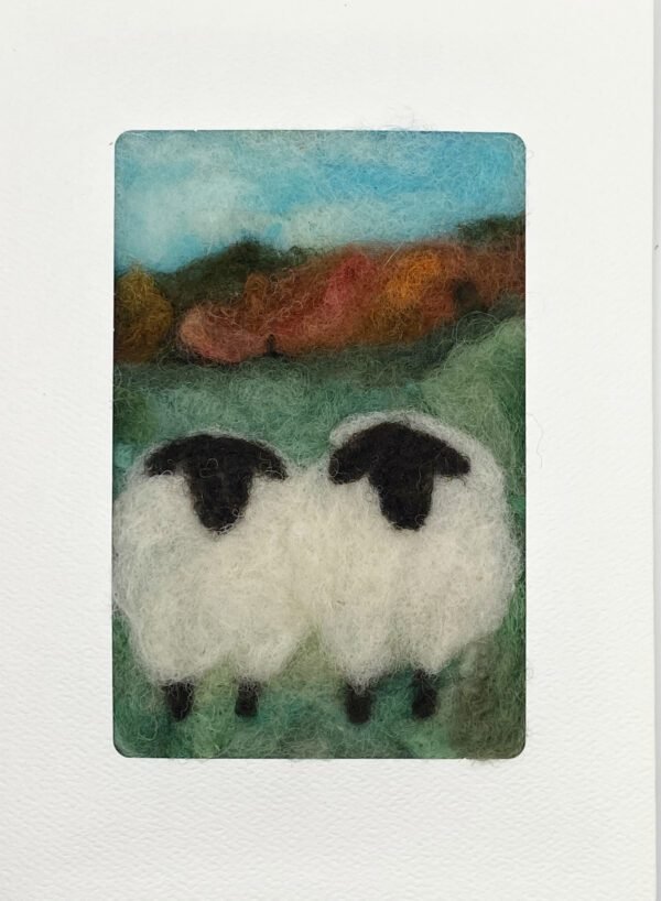 Two Sheep (Fall Colors)